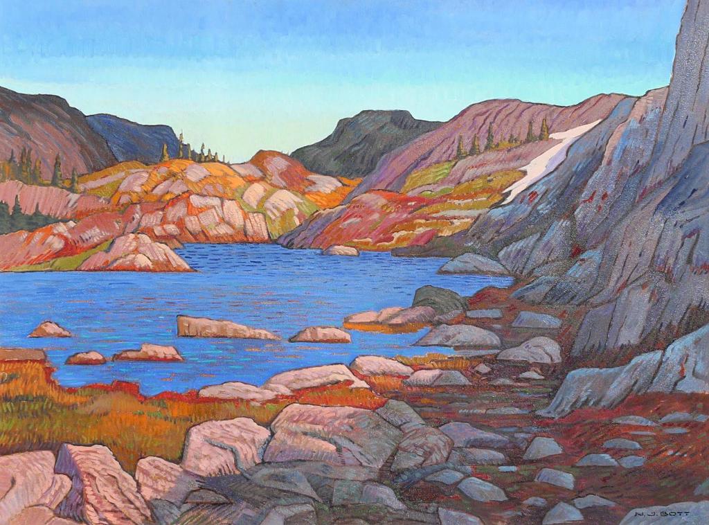 Nicholas Johannes Bott (1941-2021) - Mountain Lagoon, Smithers Area; 1992