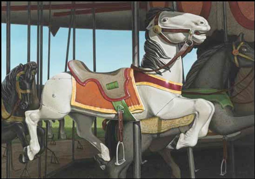Ken (Kenneth) Edison Danby (1940-2007) - The White Stallion