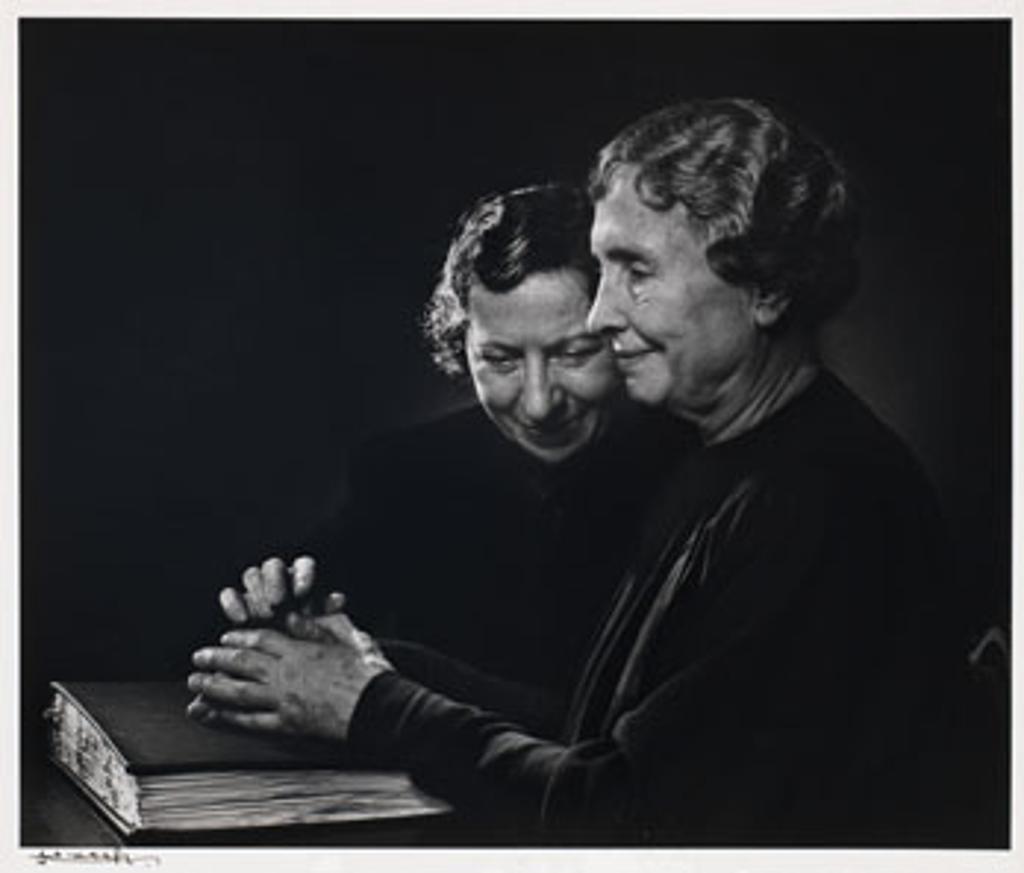 Yousuf Karsh (1908-2002) - Helen Keller with Polly Thompson