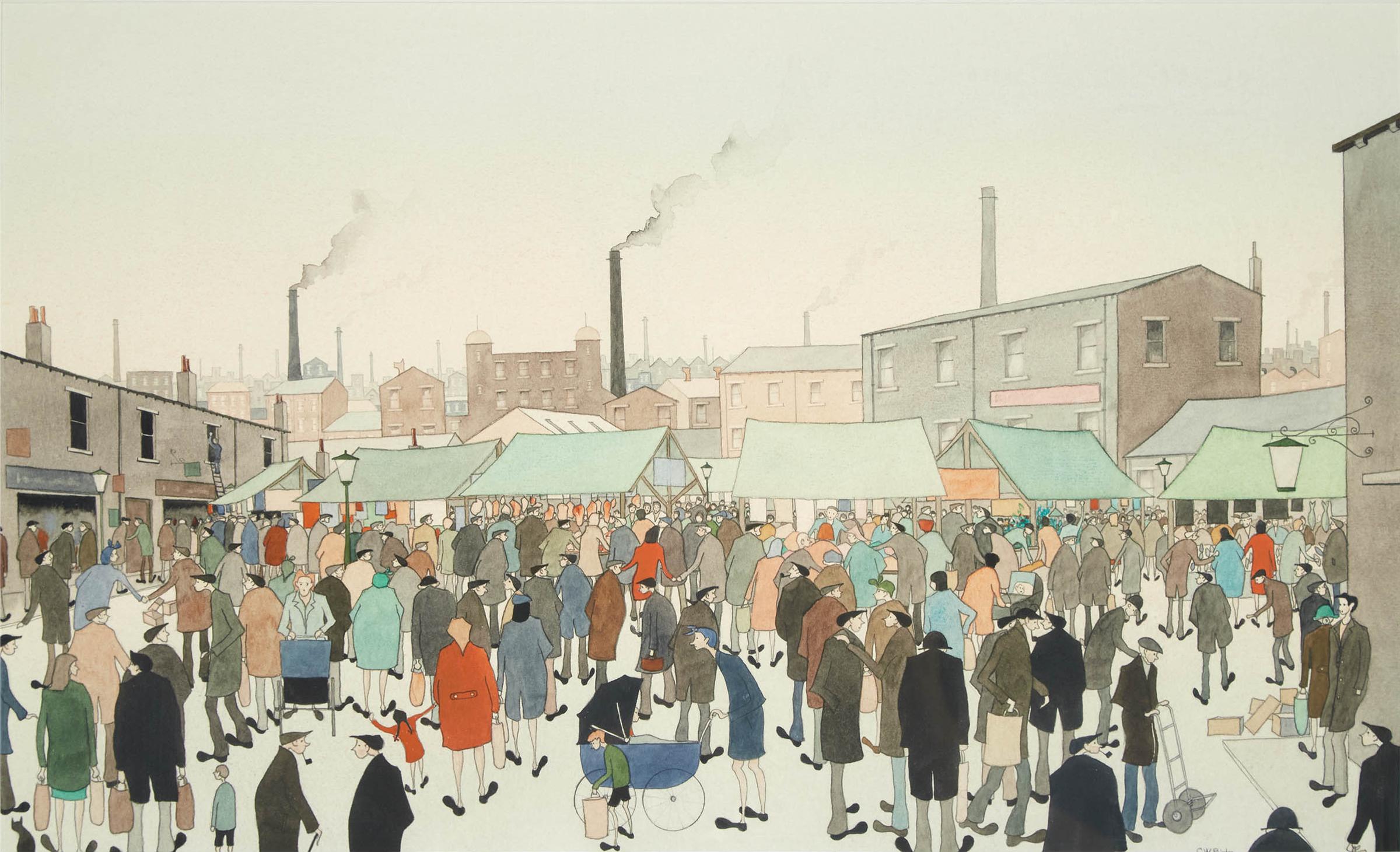 Geoffrey Woolsey Birks - Untitled (Market Square)