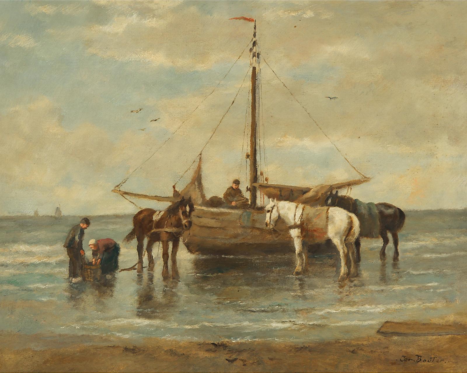 Cornelis Wouter Bouter (1888-1966) - Return Of The Fishermen