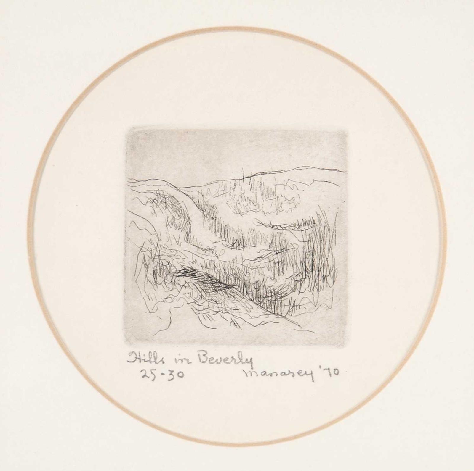 Thelma Alberta Manarey (1913-1984) - HIlls in Beverly  #25/30