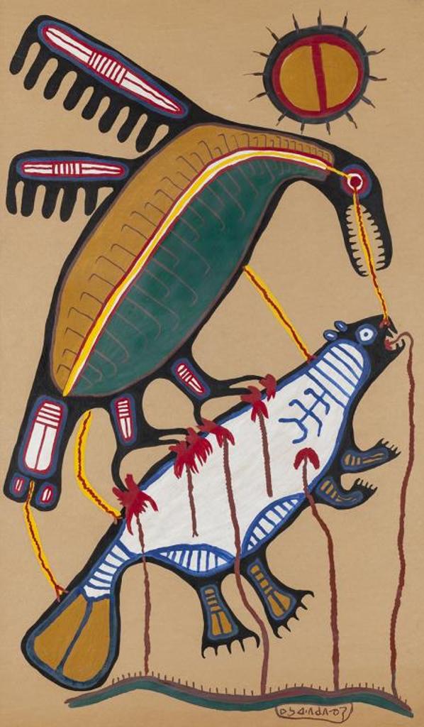 Norval H. Morrisseau (1931-2007) - ANISHNAABE