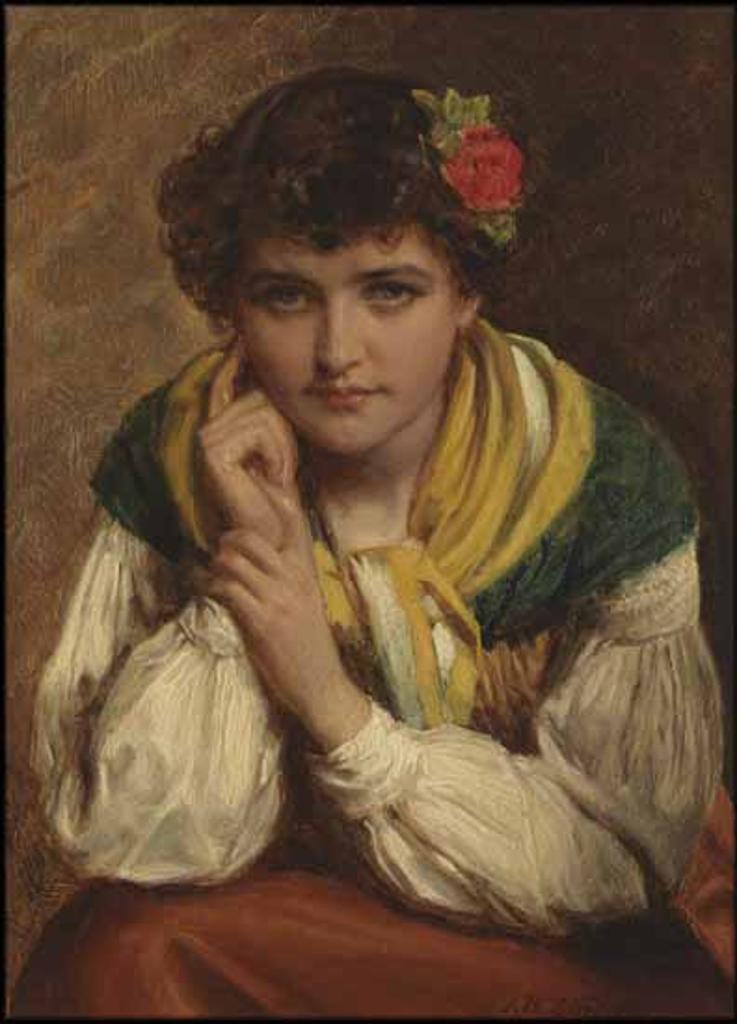 John Bagnold Burgess (1830-1897) - A Spanish Gypsy
