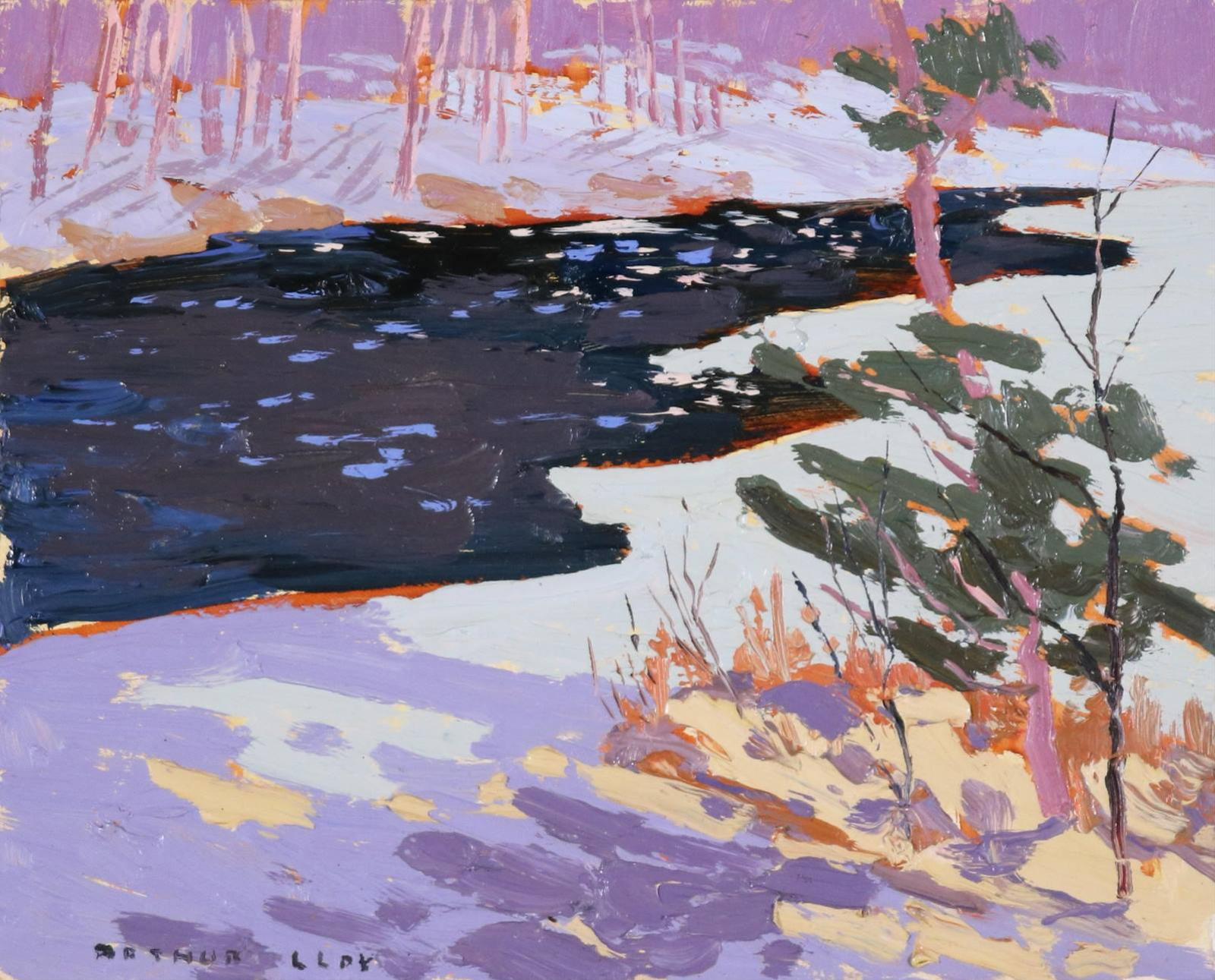 Arthur George Lloy (1929-1986) - Open Water, Late March; 1986