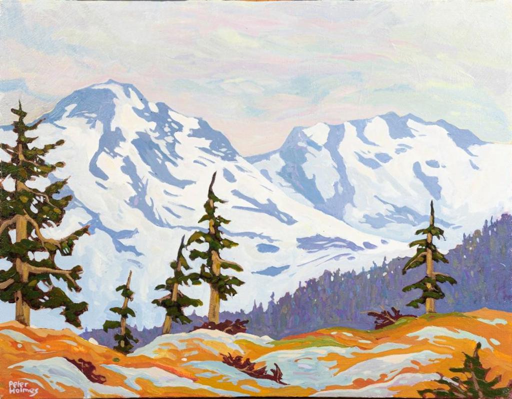 Peter Holmes (1943-2021) - Tantalus Mountain Range