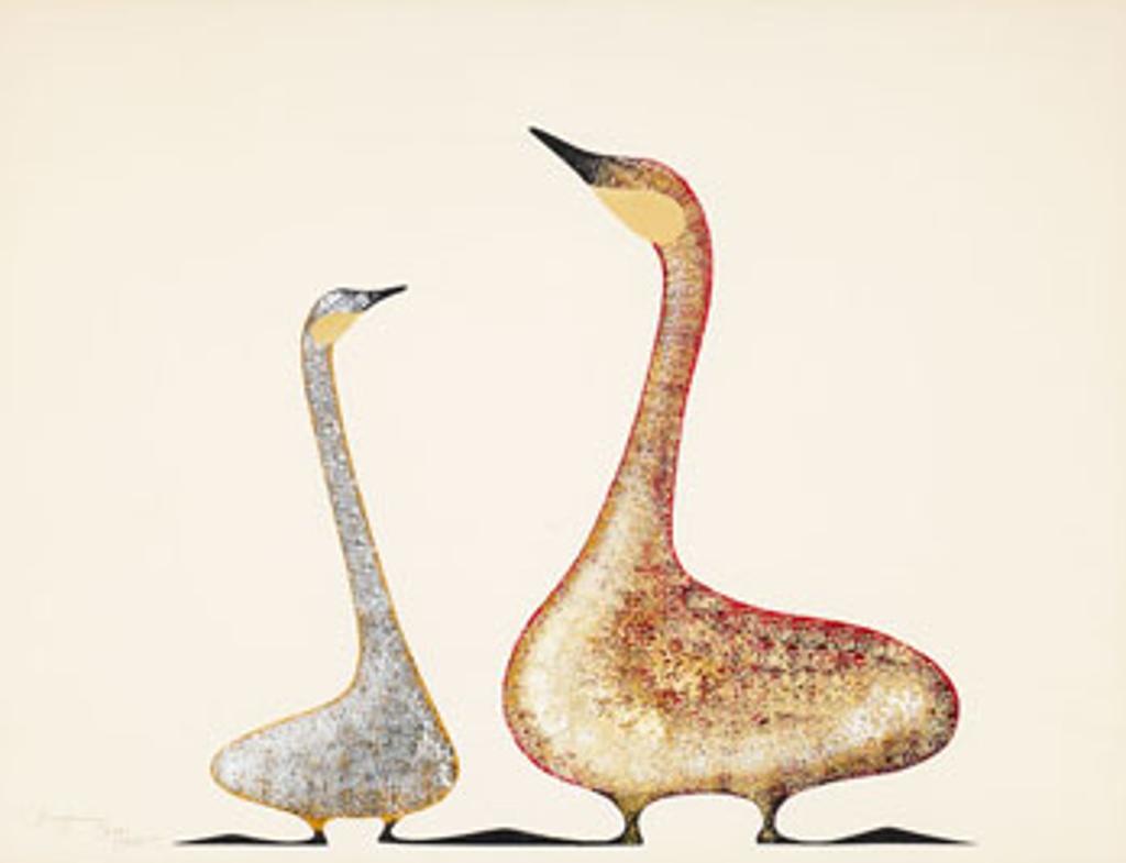 Benjamin Chee Chee (1944-1977) - Two Geese