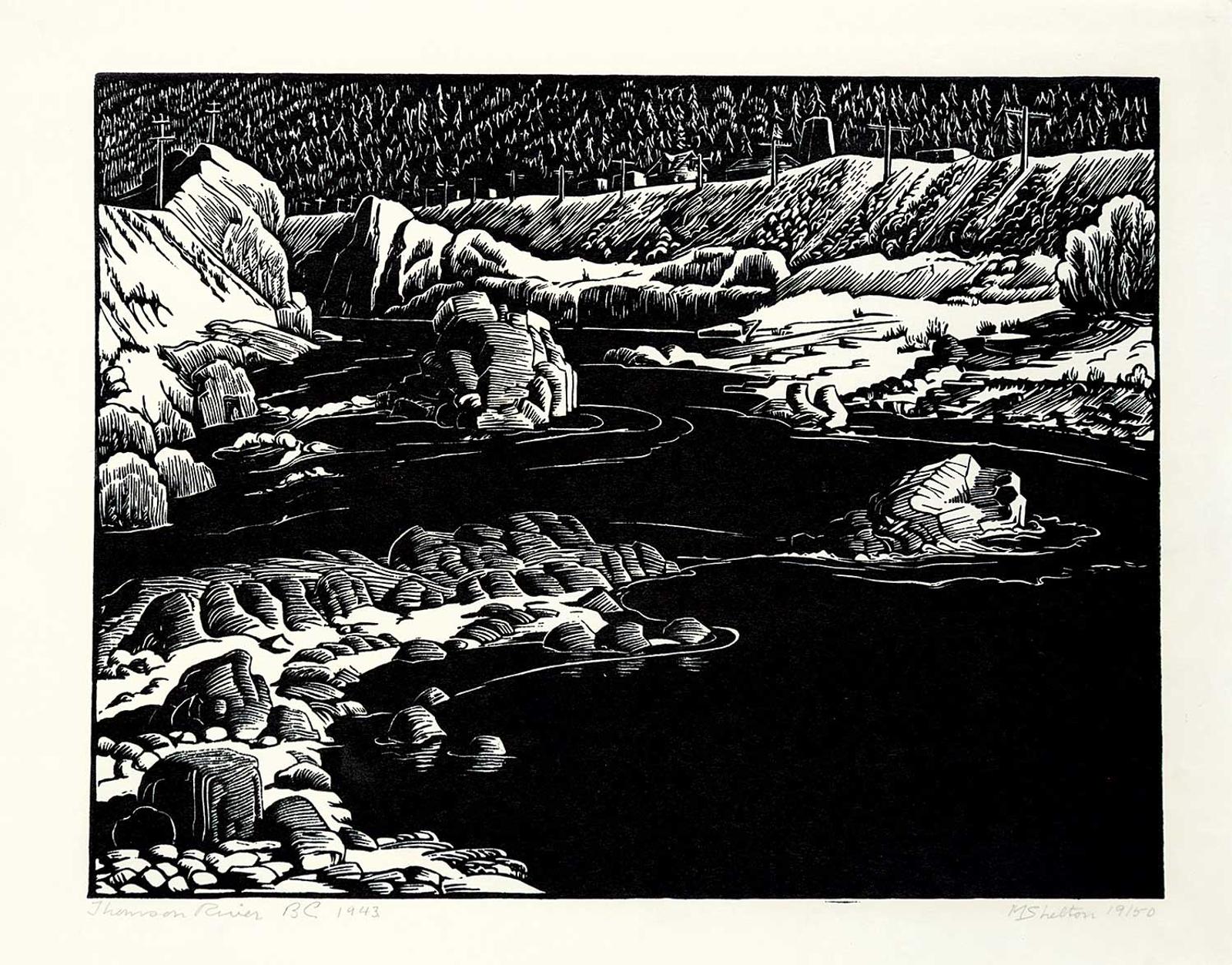 Margaret Dorothy Shelton (1915-1984) - Thomson River, B.C.  #19/50