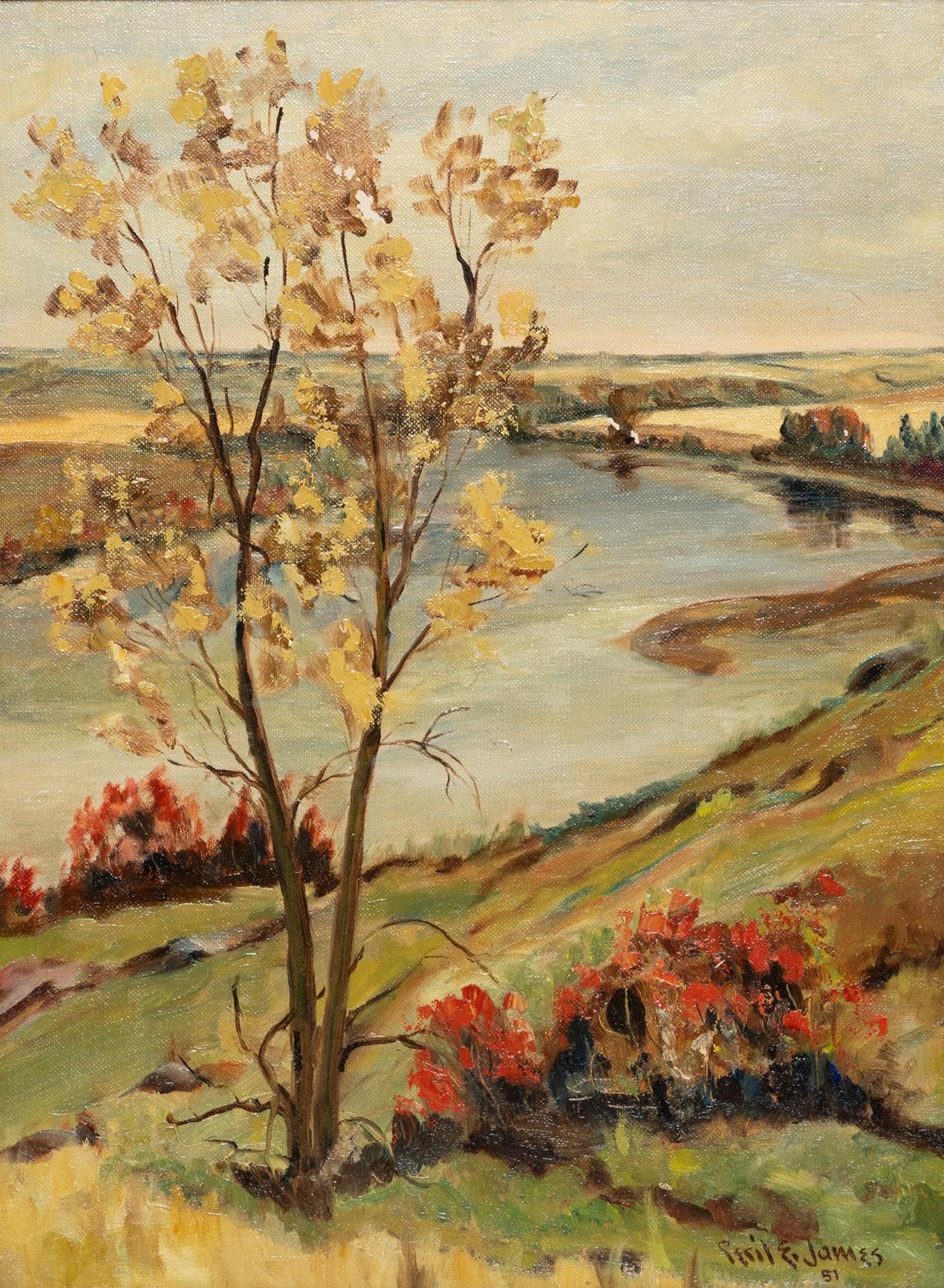 Cecil E. James (1908-1996) - River