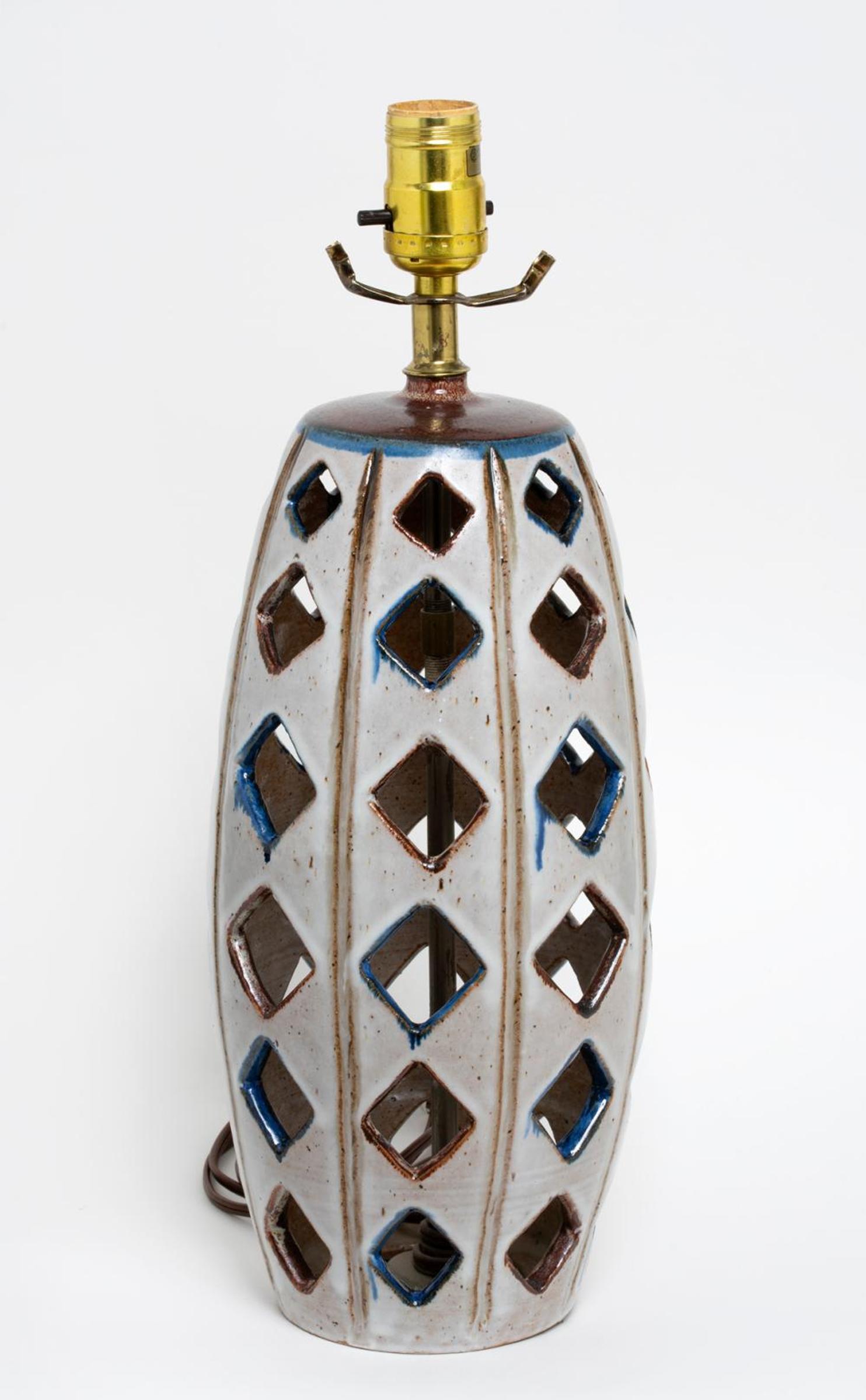 Hansen-Ross Studio - Lamp with Cutout Pattern