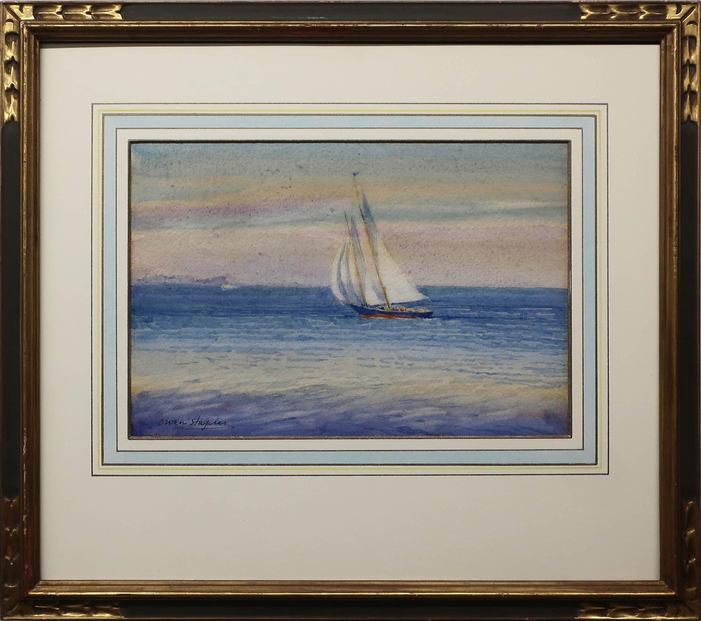 Owen B. Staples (1866-1949) - Untitled (In Full Sail)