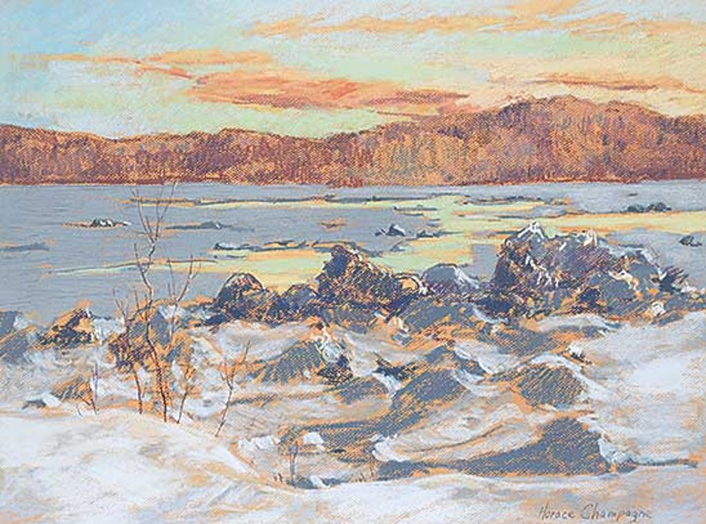 Horace Champagne (1937) - St. Lawrence River, Near Quebec City