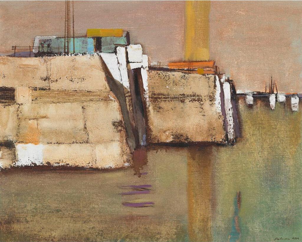 Franklin (Frank) Herbert Palmer (1912-1990) - Dock, 1973