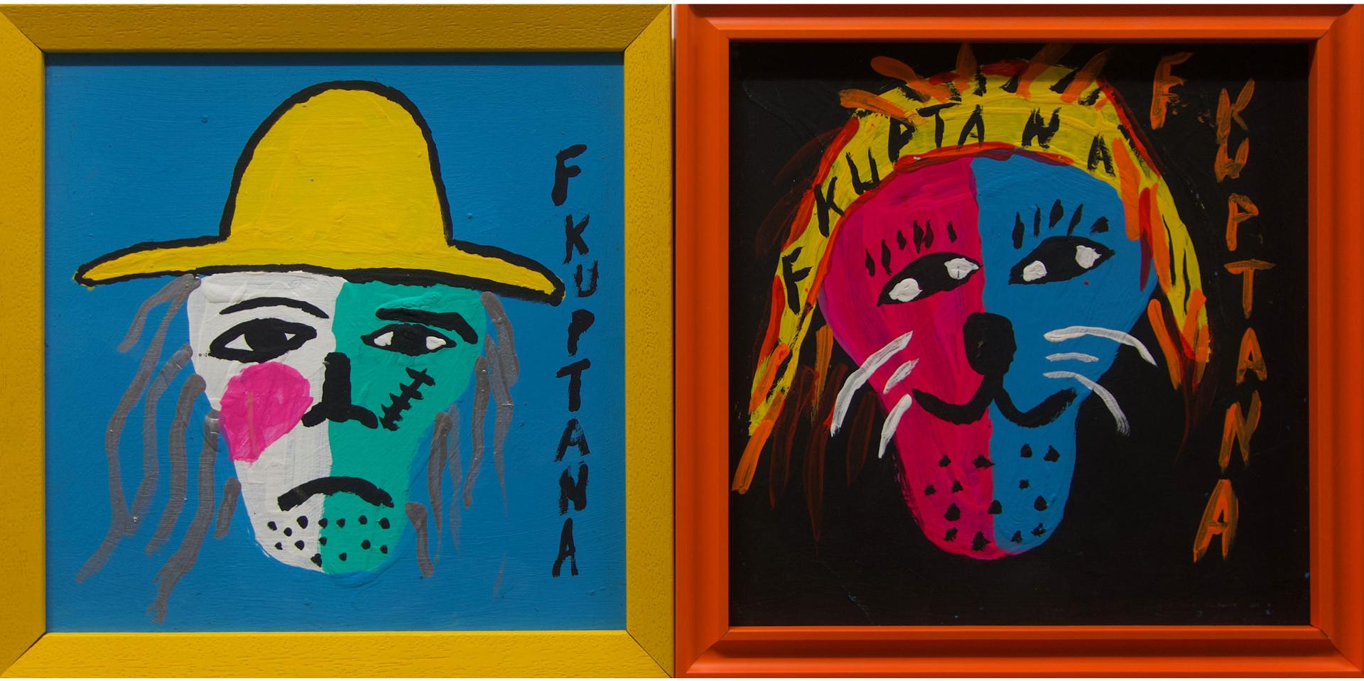 Floyd Kuptana (1964-2021) - Untitled (Faces)