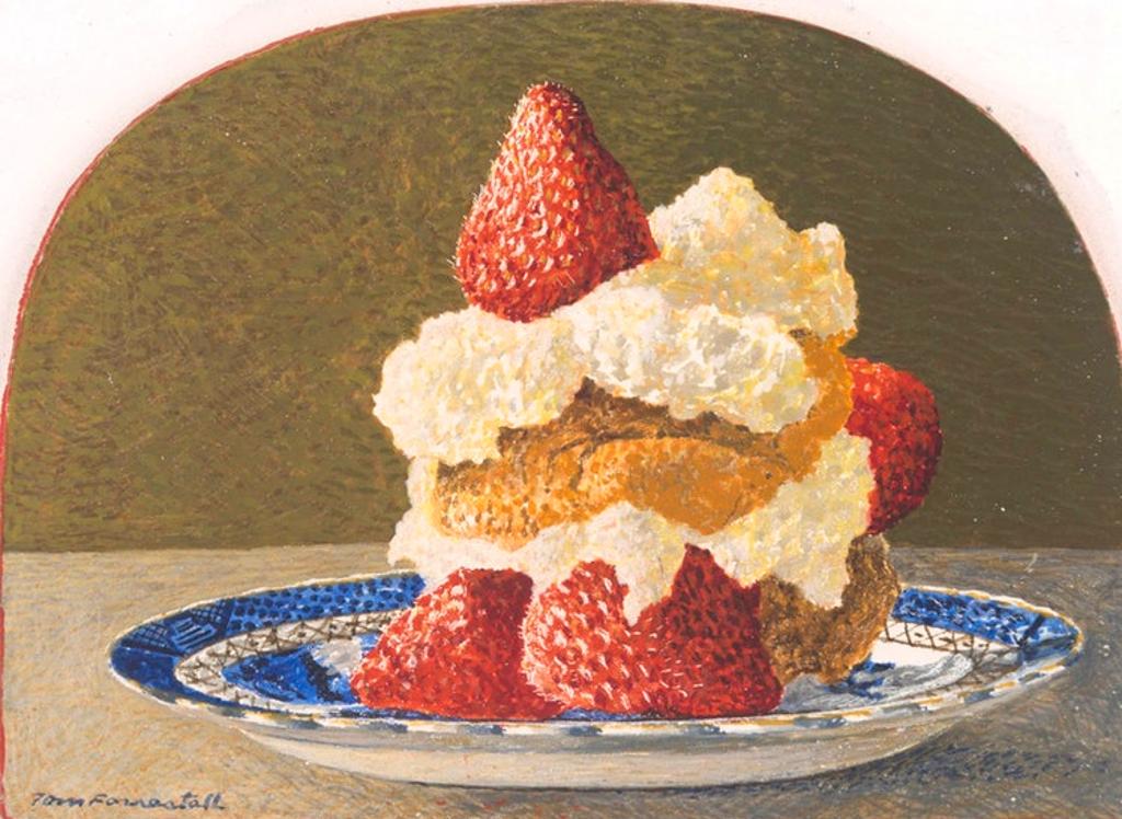 Thomas (Tom) de Vany Forrestall (1936) - Strawberry Shortcake; Flowers Under a Skylight