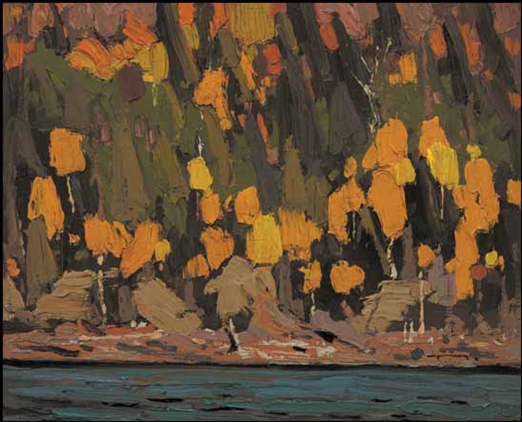 Thomas John (Tom) Thomson (1877-1917) - Birches and Cedar, Fall