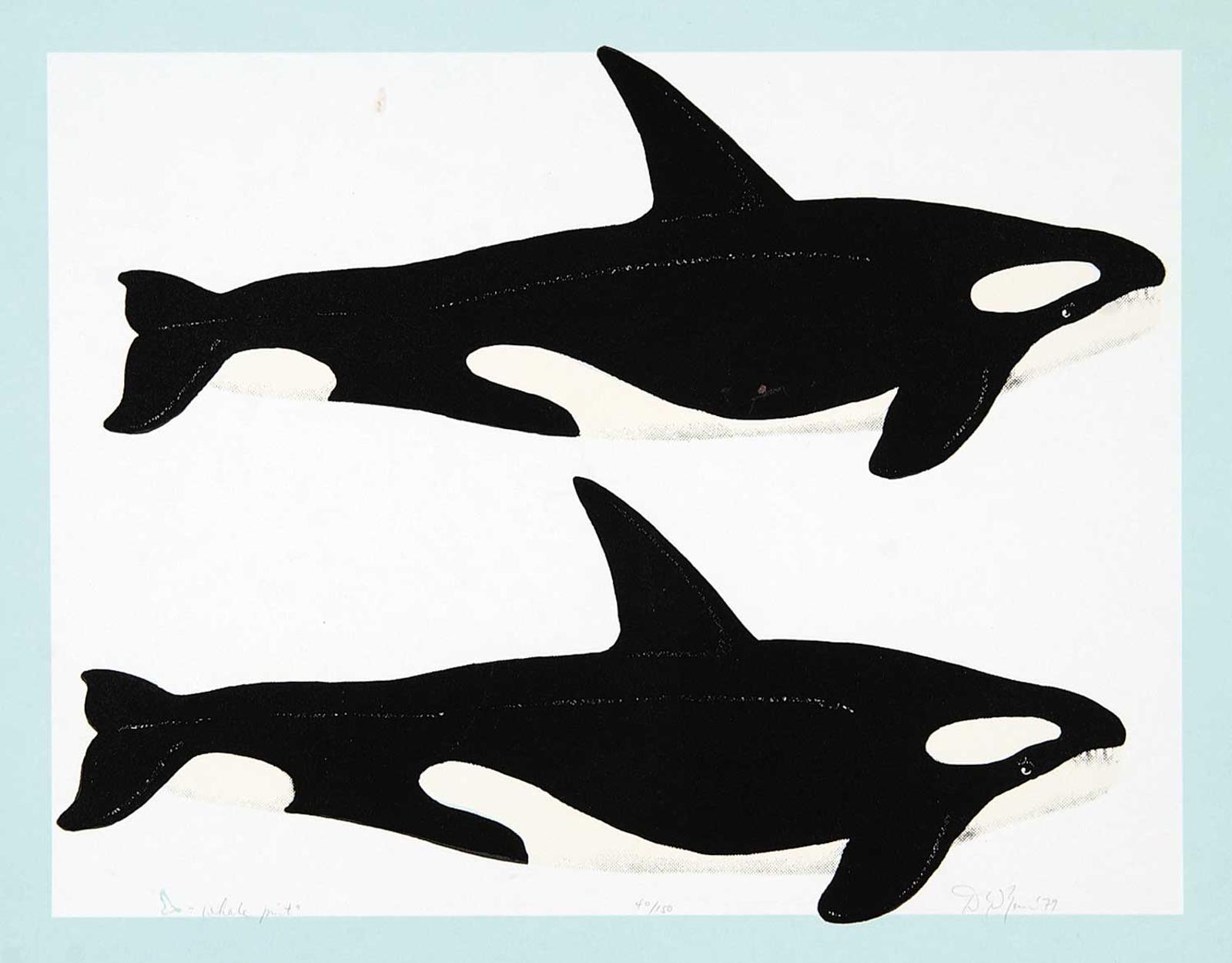 David Allan Thauberger (1948) - Whale Print  #40/150