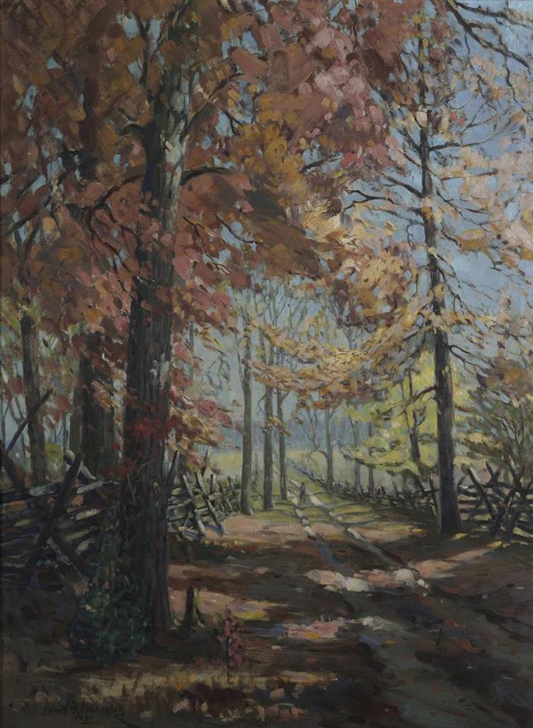 Frank Shirley Panabaker (1904-1992) - A Lane In October