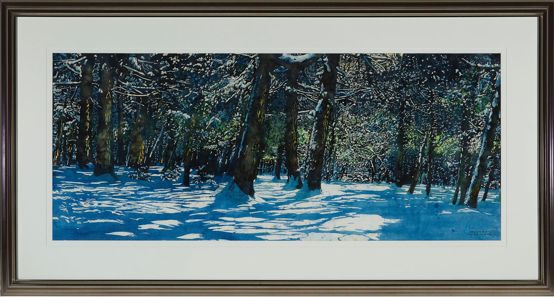 Michael Zarowsky (1946) - Forest Interior - Elora Gorge