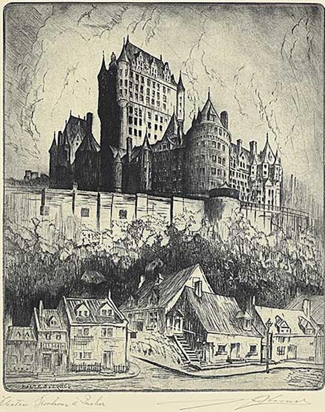 Malte Sterner (1903-1952) - Chateau de Fontainebleau, Quebec