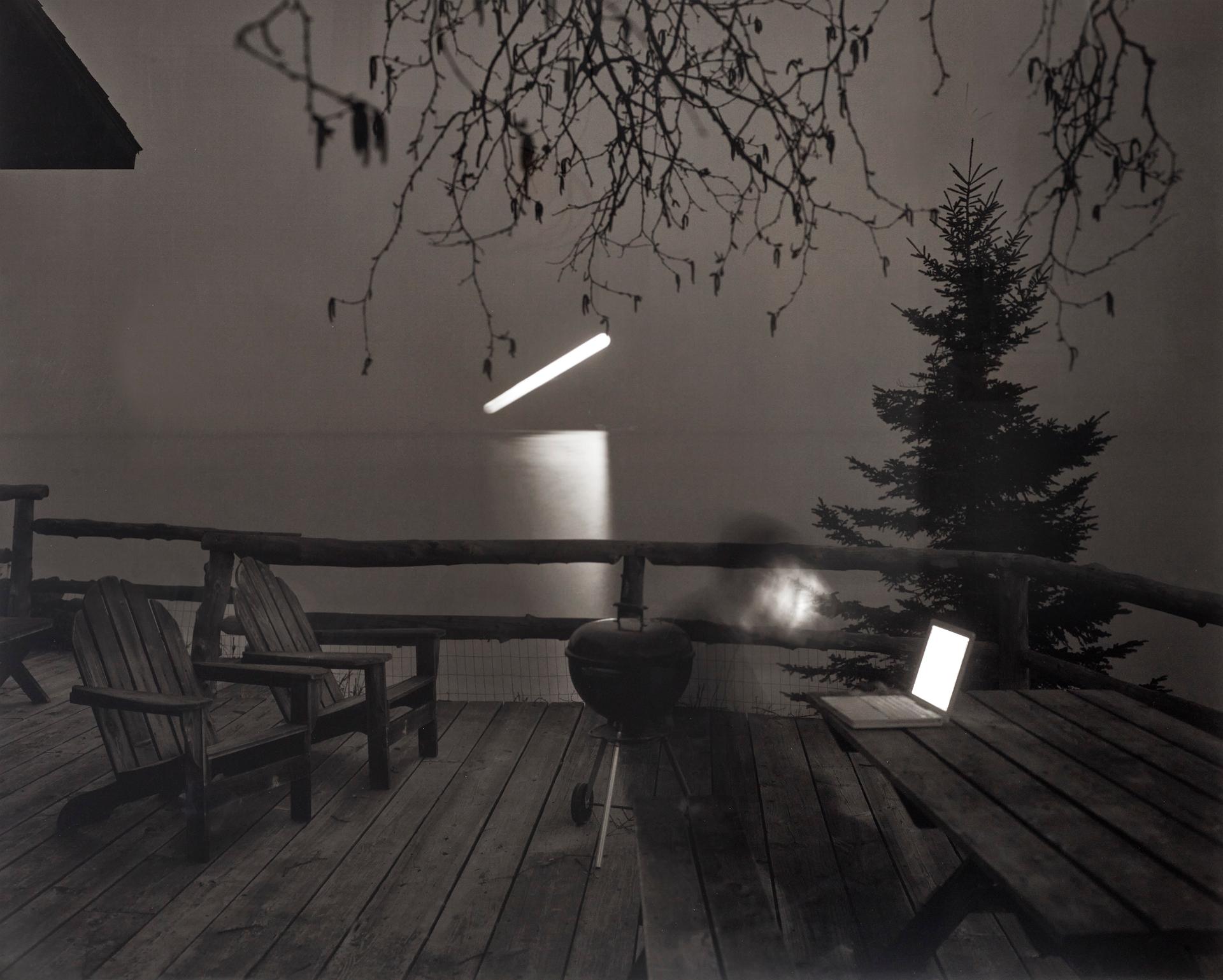 Matthew Pillsbury (1973) - Full Moon Rising Over Beaver Bay (TV05105), 2004