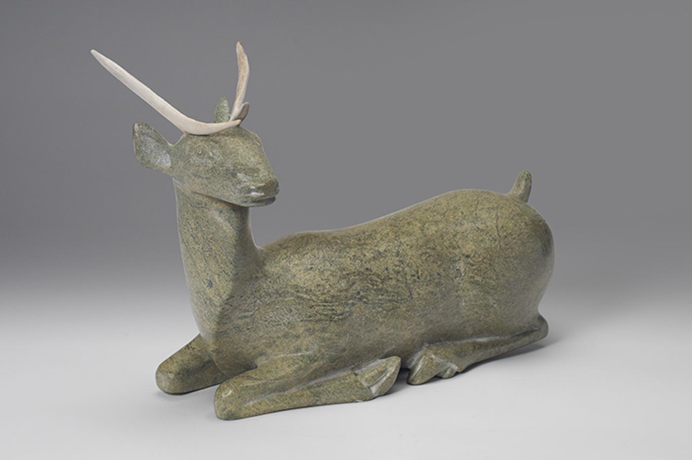 Osuitok Ipeelee (1923-2005) - Resting Caribou