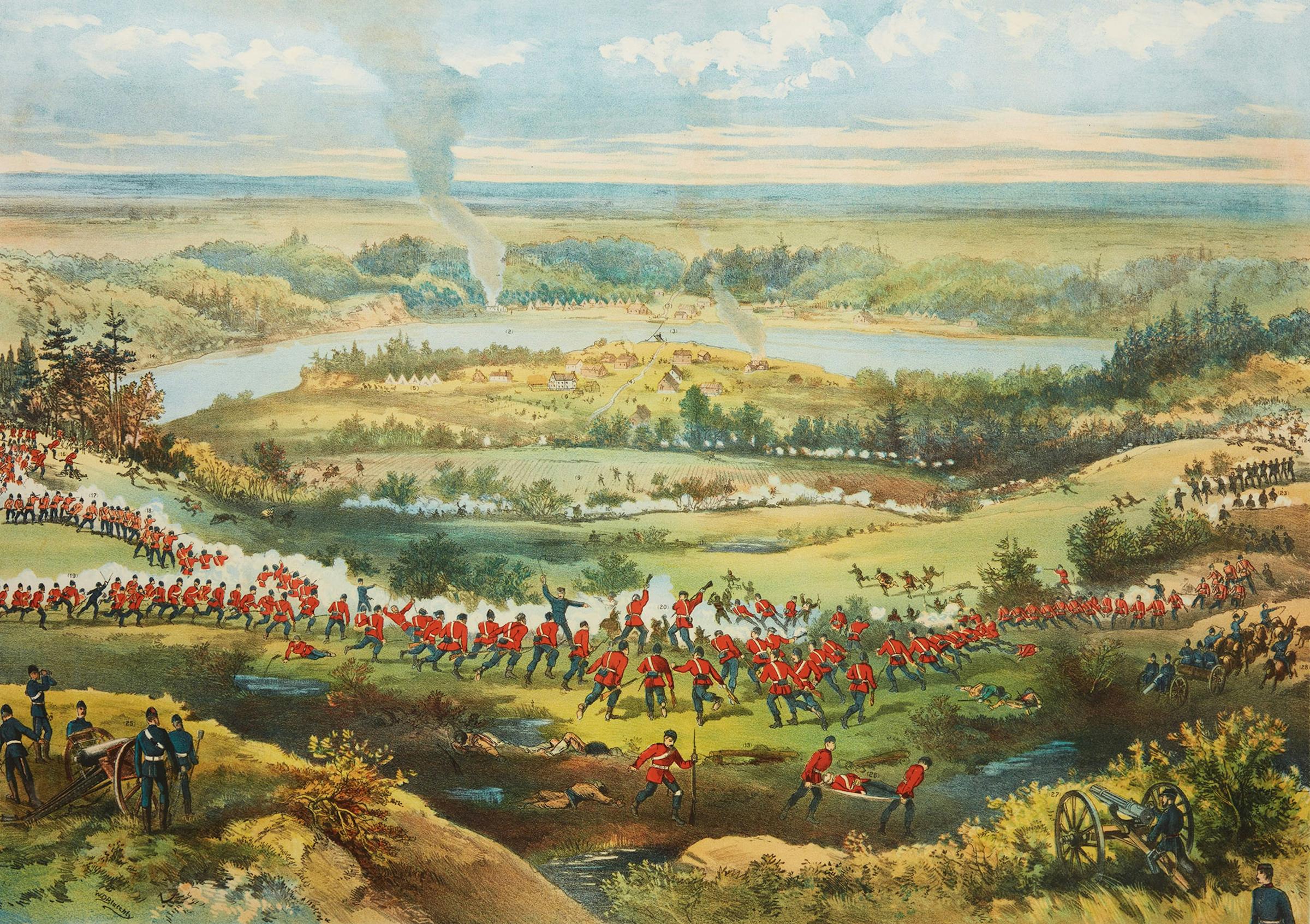 William Daniel Blatchly (1838-1903) - The Battle of Batoche and The Battle of Cut Knife Creek