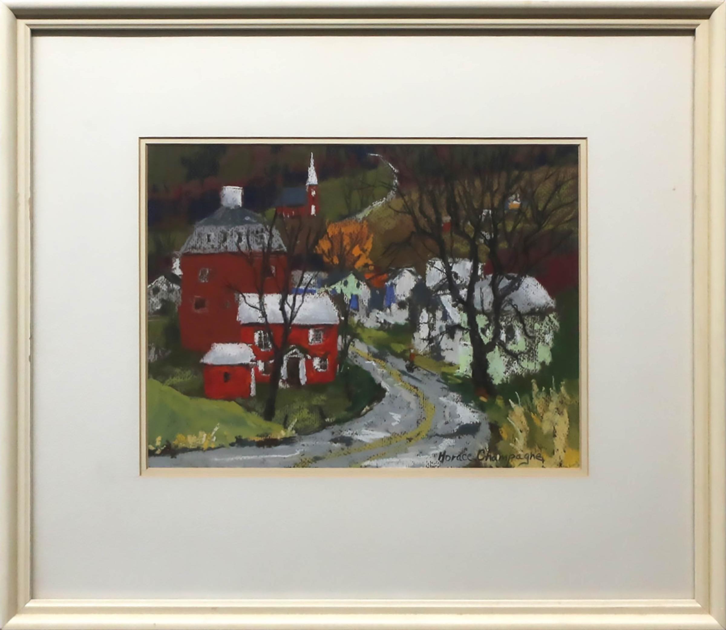 Horace Champagne (1937) - The Red House, Frelighsburg, Eastern Townships, Quebec