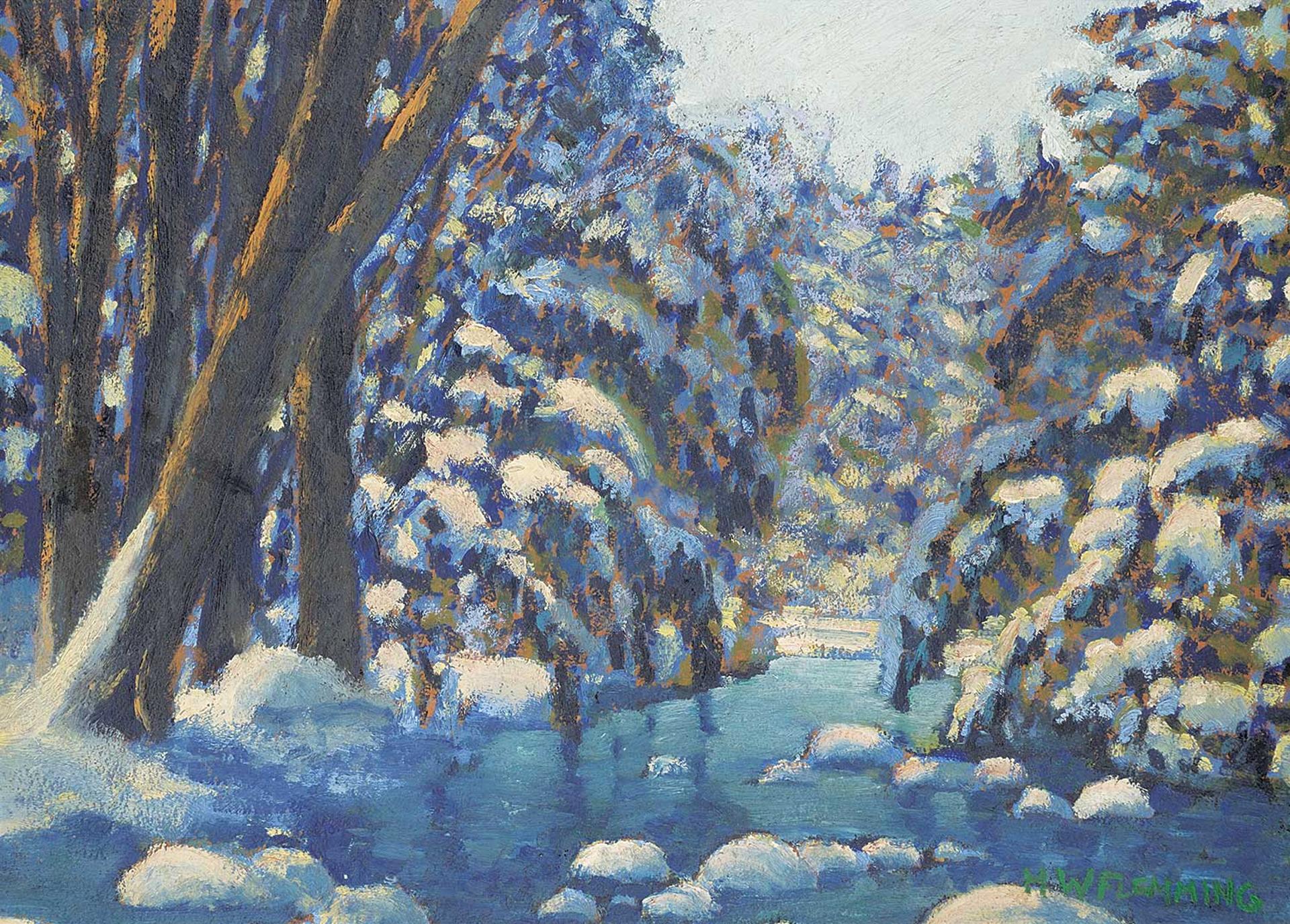 H.W. Flemming - Untitled - Snow Laden Bows