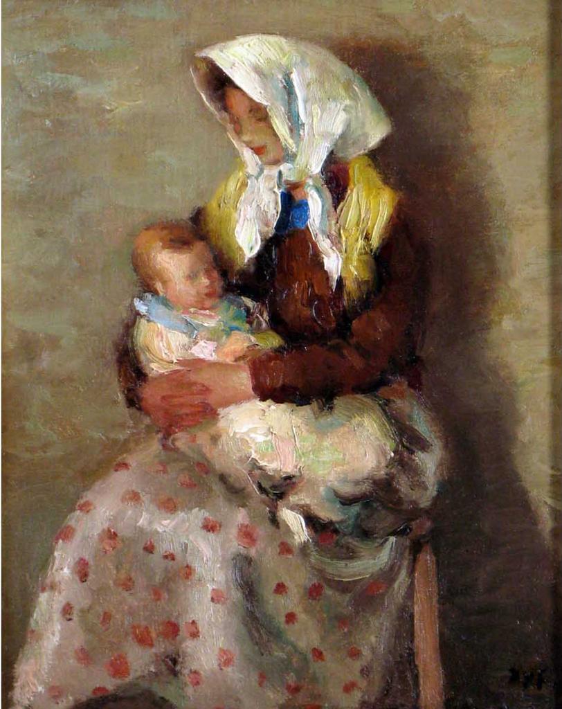 Marcel Dreyfus Dyf (1899-1985) - Maternal cares