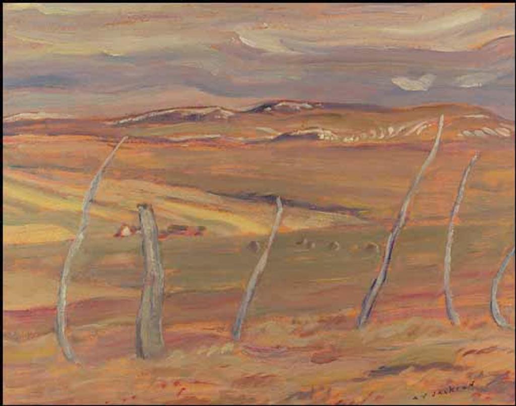 Alexander Young (A. Y.) Jackson (1882-1974) - Porcupine Hills at Pincher Creek, Alberta