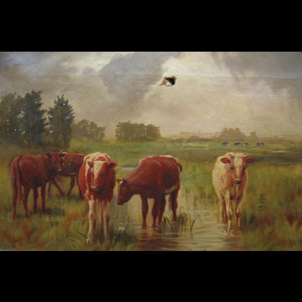 John Colin Forbes (1846-1925) - Cattle Watering