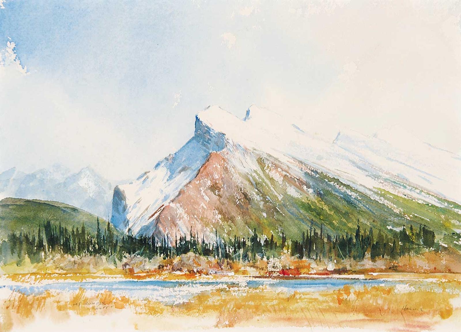 John William Harvie (1928-2018) - Mt. Rundle - Banff