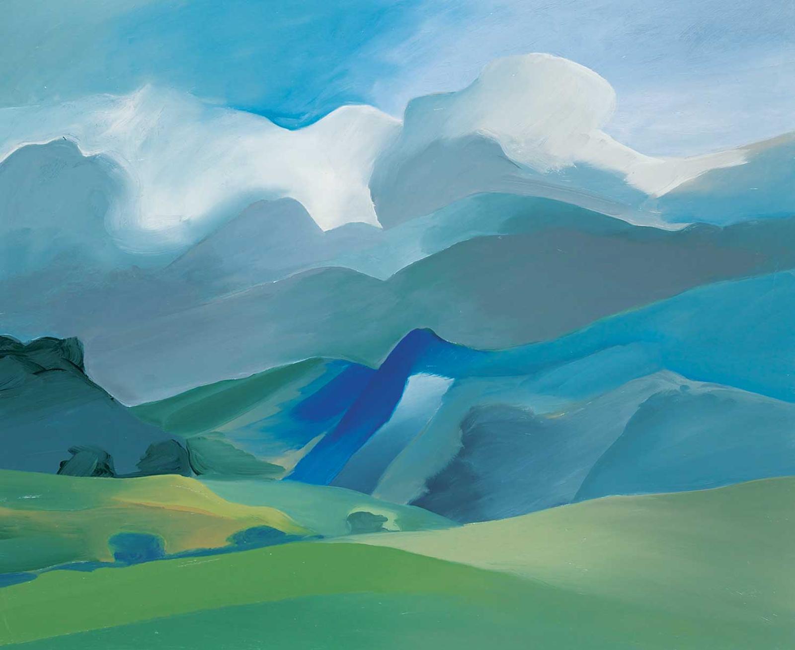 Norman Anthony (Toni) Onley (1928-2004) - Blue Hills, New Zealand