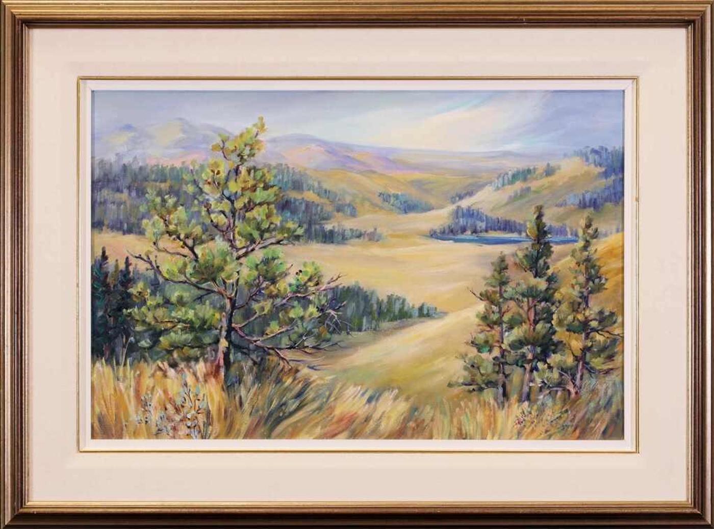 Jeanette McClelland-Brookes (1937) - Rolling Cypress Hills; 1993