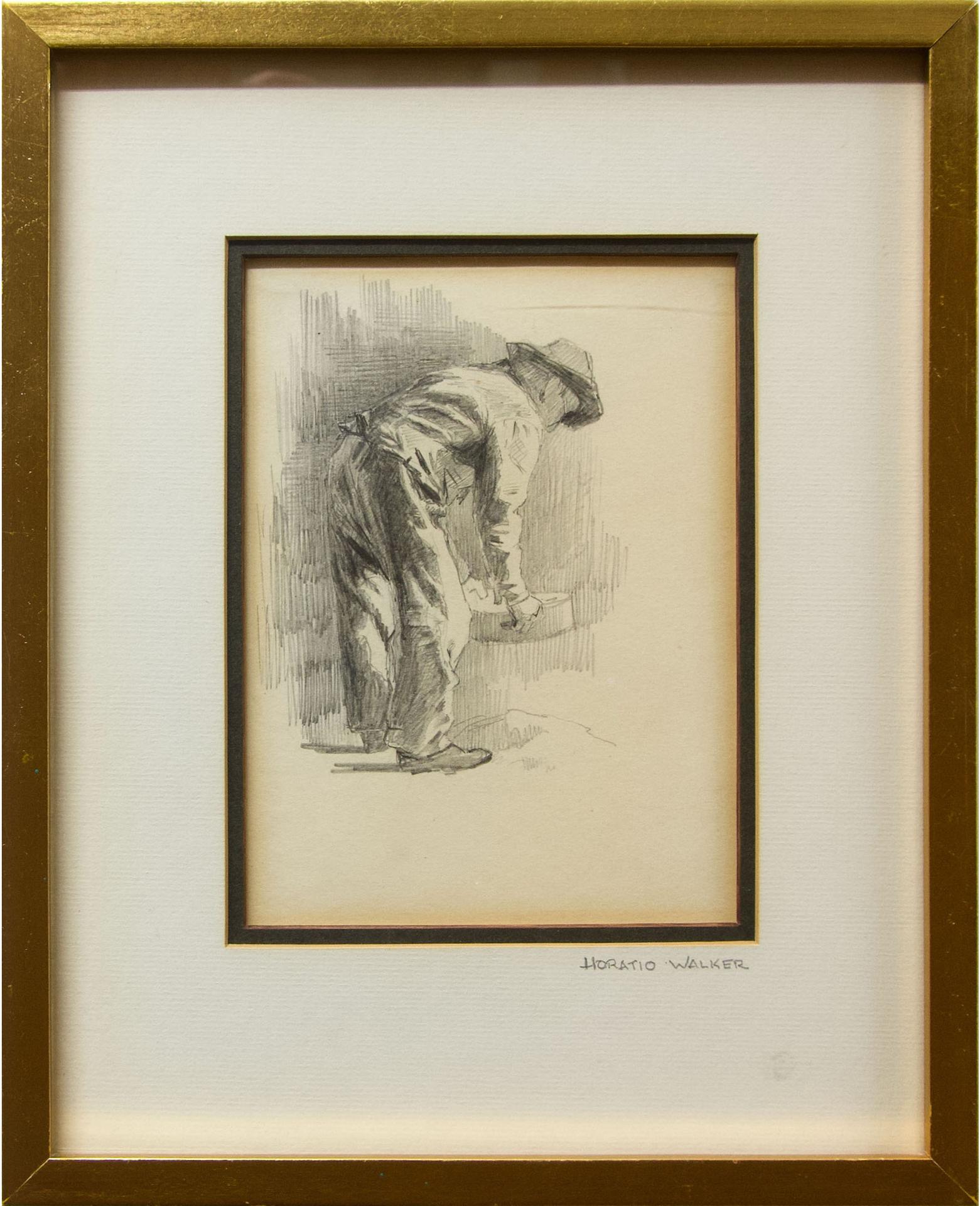 Horatio Walker (1858-1938) - Man Working