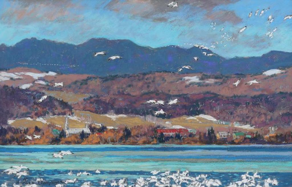 Horace Champagne (1937) - Snow Geese Season On Ile Dorleans; 2010