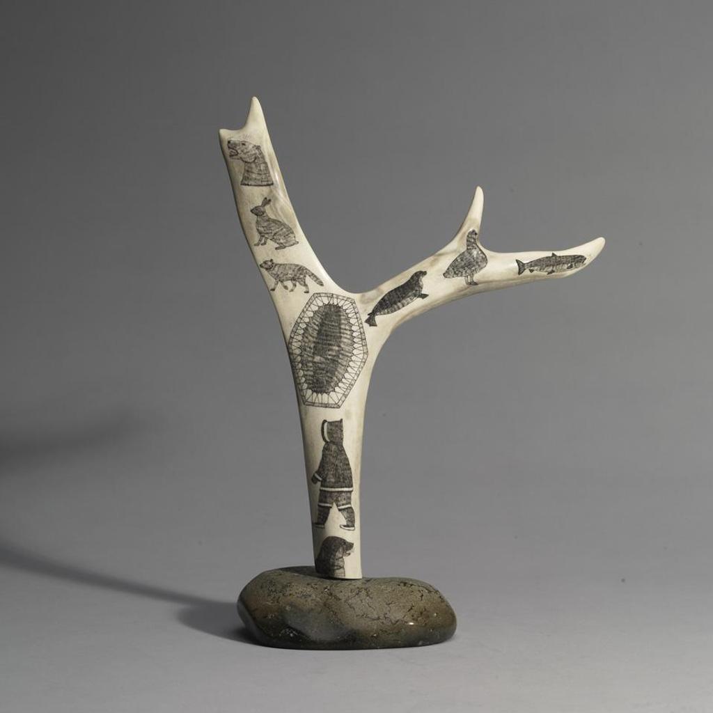 Davidee Itulu (1929-2006) - Etched Antler