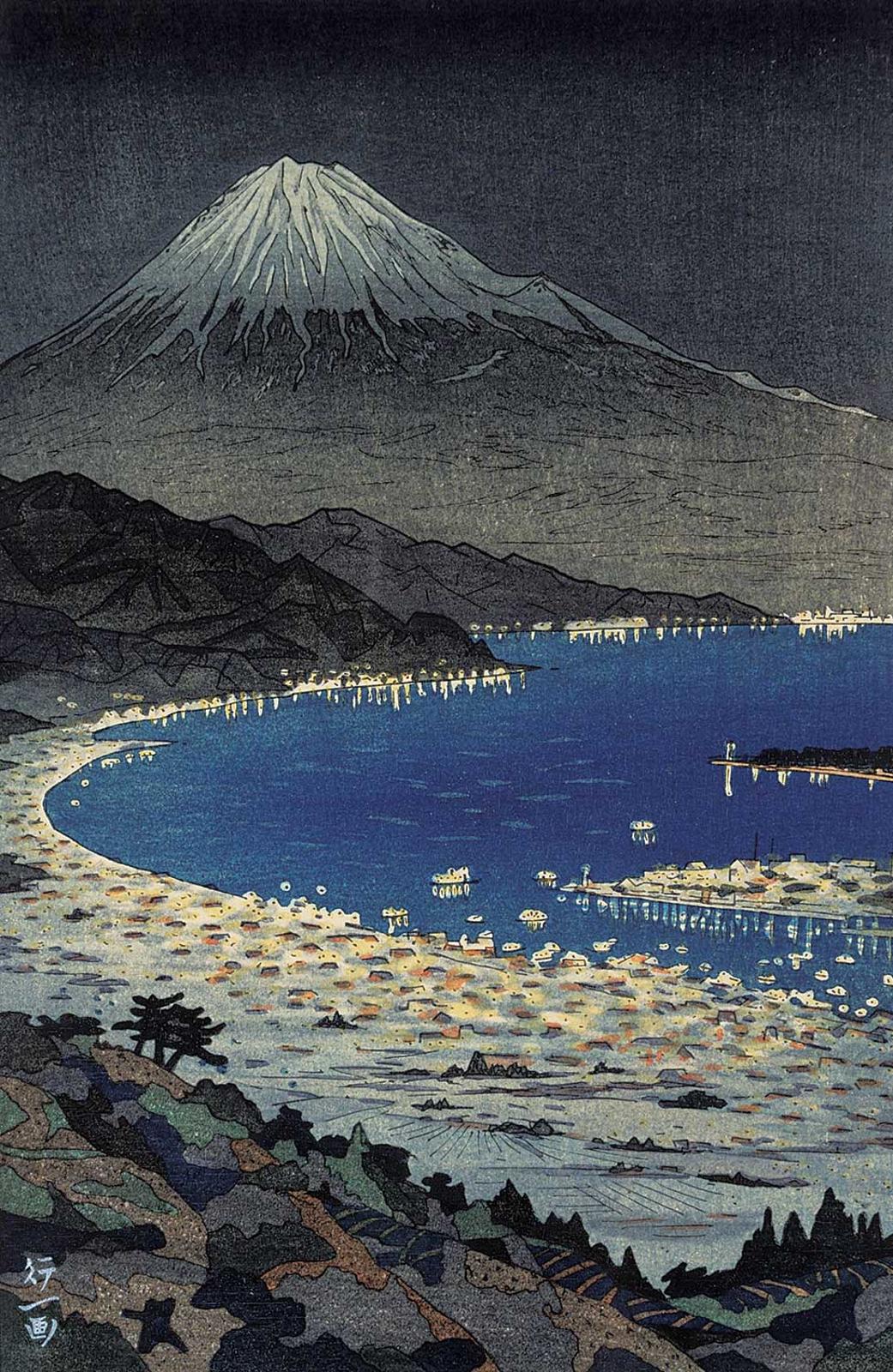 Koichi Okada - Untitled - Harbour Below Mount Fuji
