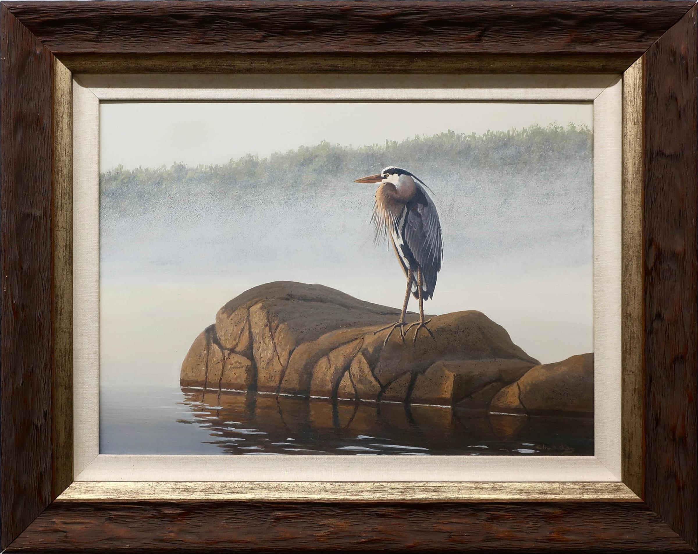 Clive Kay - Untitled (The Watchful Heron)