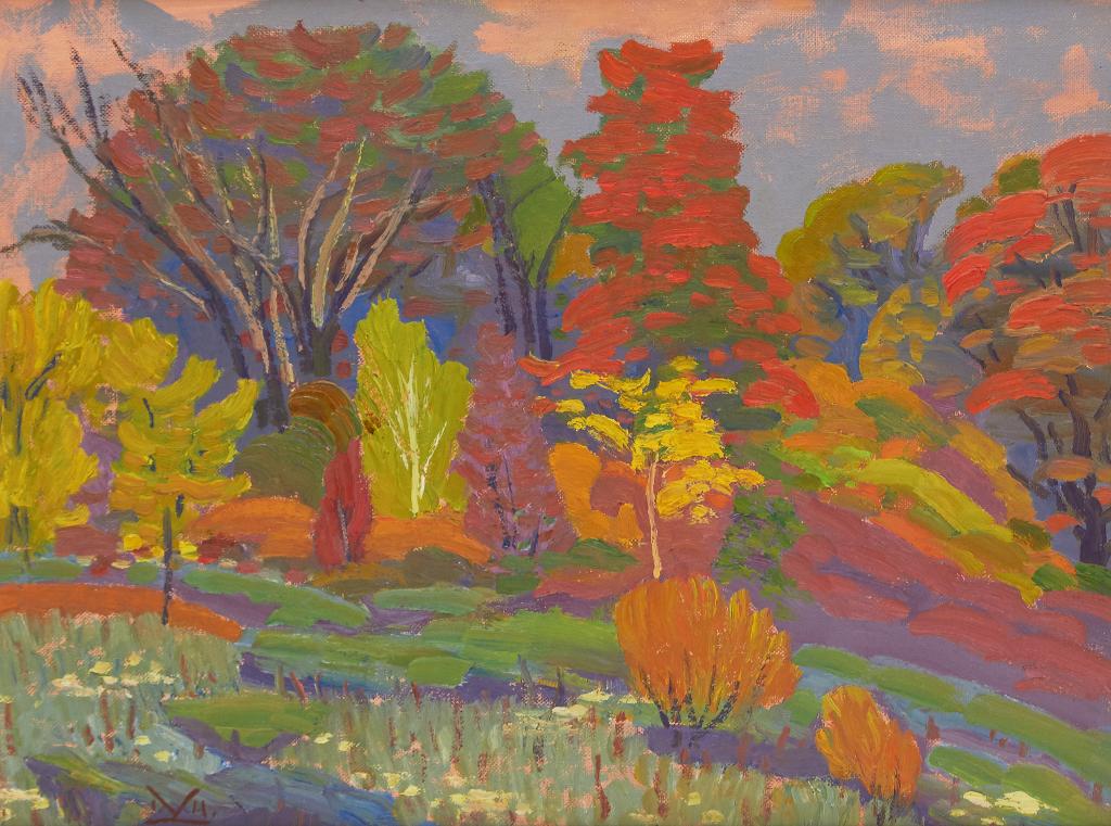Illingworth Holey (Buck) Kerr (1905-1989) - Ontario Autumn (Near Bancroft, Ont.), 1973