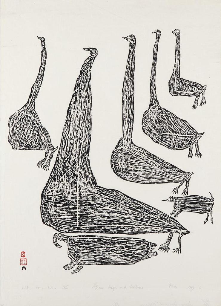 Parr (1893-1969) - Geese, Dogs, And Walrus