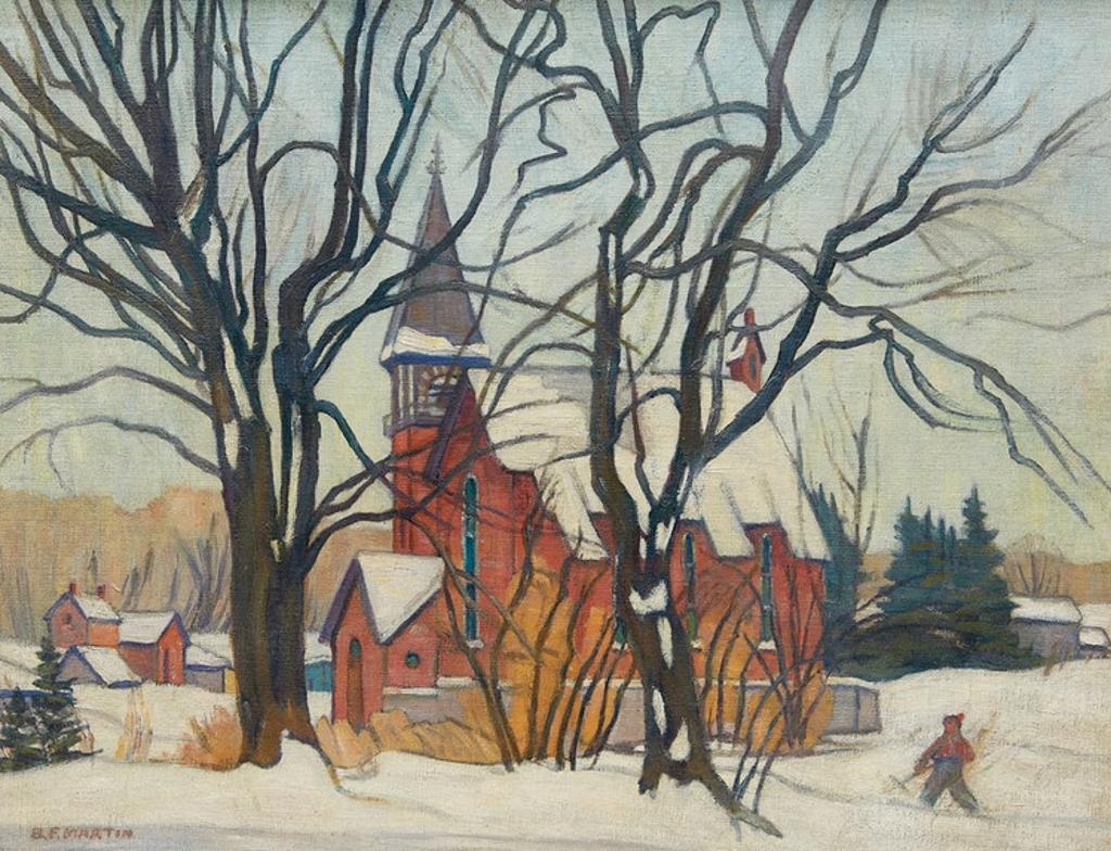 Bernice Fenwick Martin (1902-1999) - Village in Winter