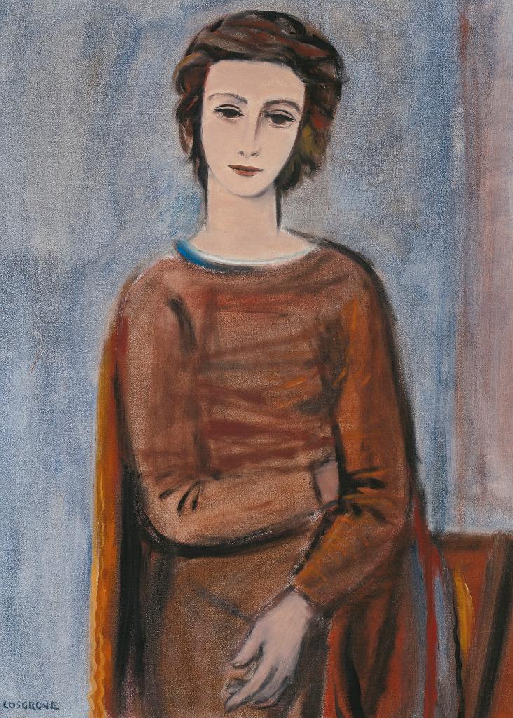 Stanley Morel Cosgrove (1911-2002) - Young woman In Brown