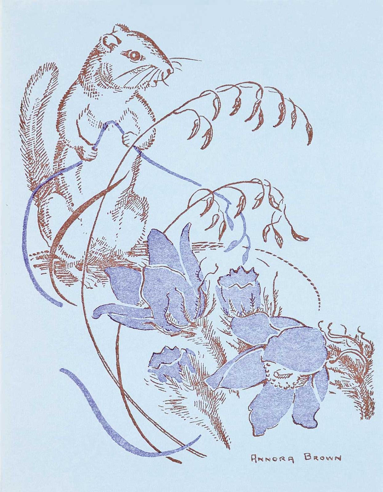 Annora Brown (1899-1987) - Untitled - Squirrel