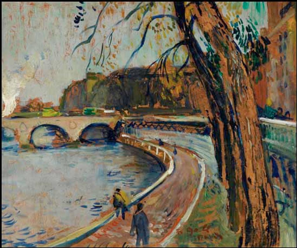 François Gall (1912-1987) - Au bord de la Seine