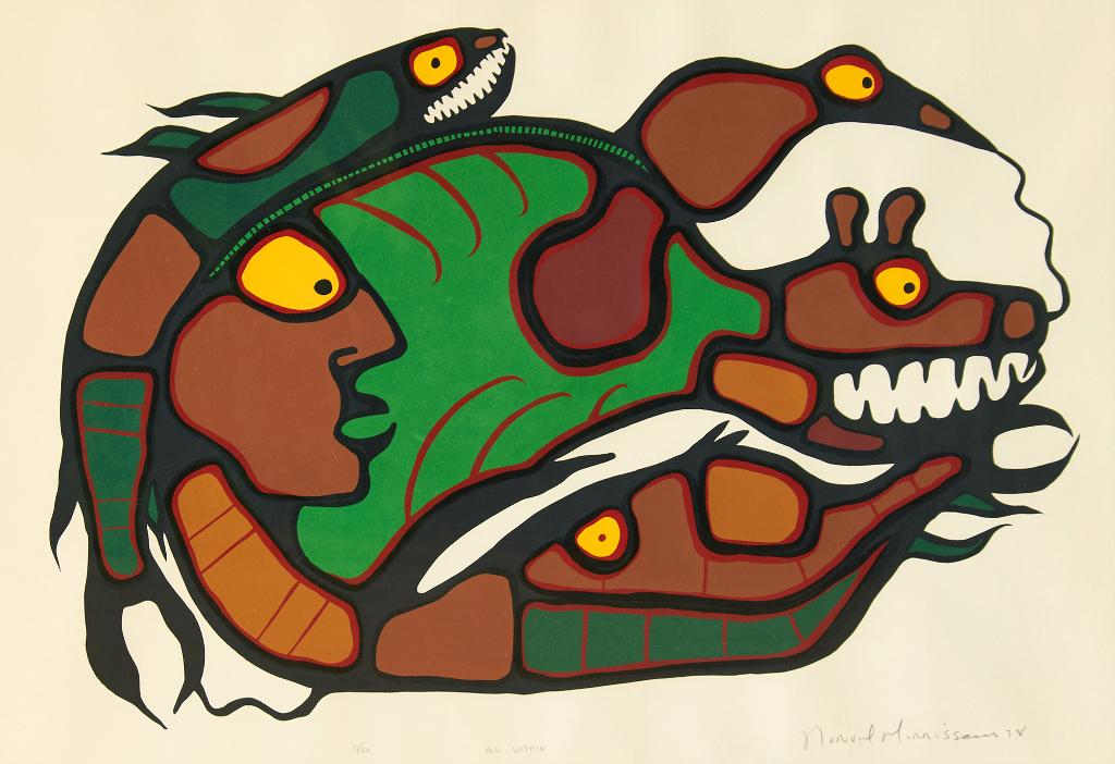 Norval H. Morrisseau (1931-2007) - All Within