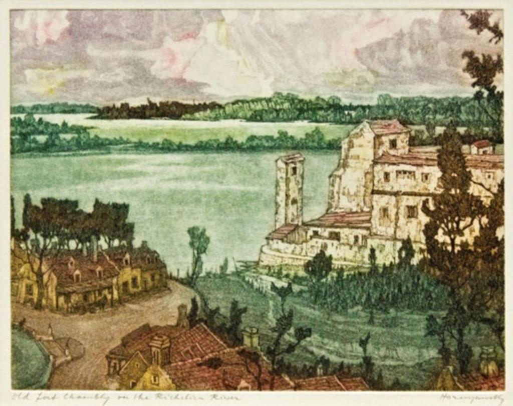 Nicholas Hornyansky (1896-1965) - Old Fort Chambly on the Richelieu River