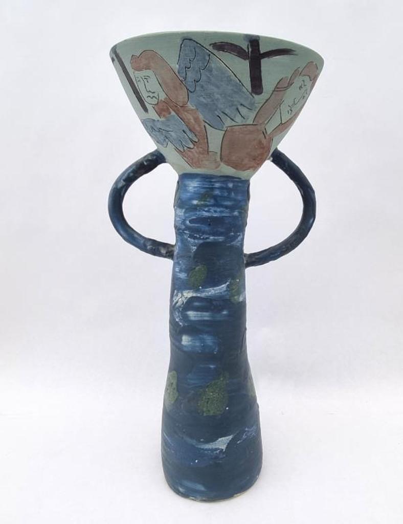Laurie Rolland (1952) - Double Handled Vase, 1988