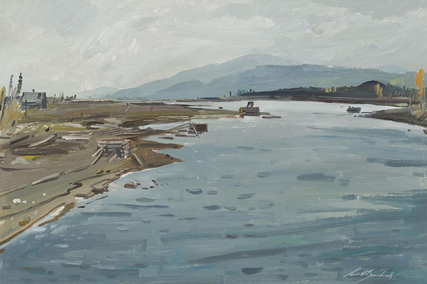 Lorne Holland George Bouchard (1913-1978) - Above the Dam Malbaie River